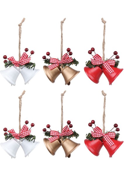Noel Jingle Bells Metal Noel Ağacı Süslemeleri Kendin Yap El Sanatları (Yurt Dışından)