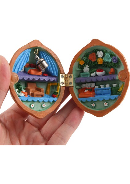 Ceviz Kabuğu Bebek Evi, Mini Ev, El Yapımı Ceviz Kabuğu Bebek Evi, C (Yurt Dışından) modelleri