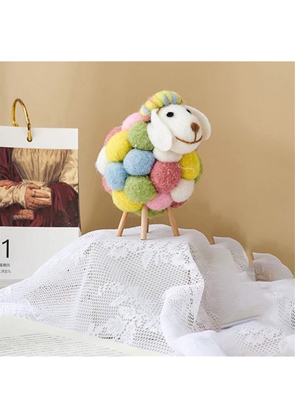 Sevimli Keçe Koyun Süsleri Kawaii Aksesuarları Ev Dekoru B (Yurt Dışından) fırsatları