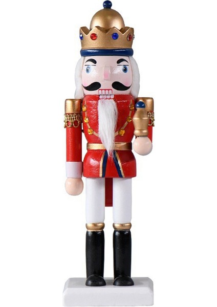 Yaratıcı Ahşap Fındıkkıran Yaratıcı Ahşap Kral Güzel Dekor Oyuncaklarını Süsler (Yurt Dışından)