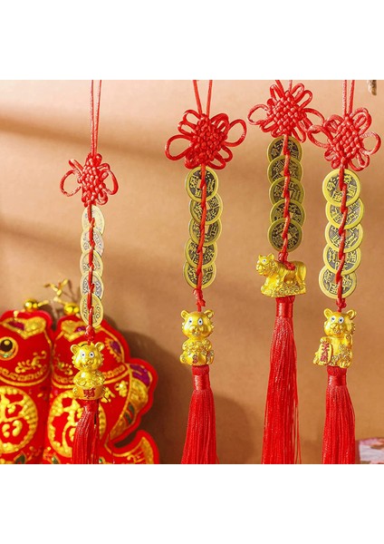 Adet Çin Feng Shui Tılsımı Iyi Şans Tılsımı Kaplan Maskotu (Yurt Dışından)