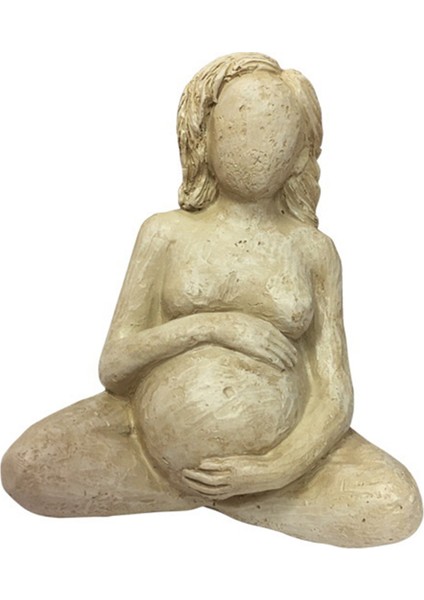Doğum Yapan Kadın Heykeli Reçine El Sanatları Süslemeler Heykeli, (Doğum Öncesi) (Yurt Dışından)