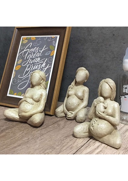 Doğum Yapan Kadın Heykeli Reçine El Sanatları Süslemeler Heykeli, (Doğum Öncesi) (Yurt Dışından) modelleri