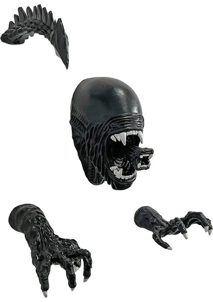 Dev Xenomorphhead Xenomoprh Duvar Sanatı Xenomorph Maskesi (Yurt Dışından)