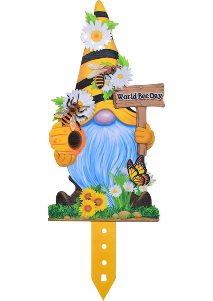 Gnome Yüzsüz Bebek Akrilik Paskalya Bahçe Süsleme Sanatı Açık Hava - C (Yurt Dışından)