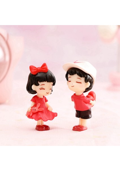 2 Adet Sevgili Figürleri Çift Minyatür Masaüstü Ev Dekoru Figürleri Hediye (Yurt Dışından) indirimleri