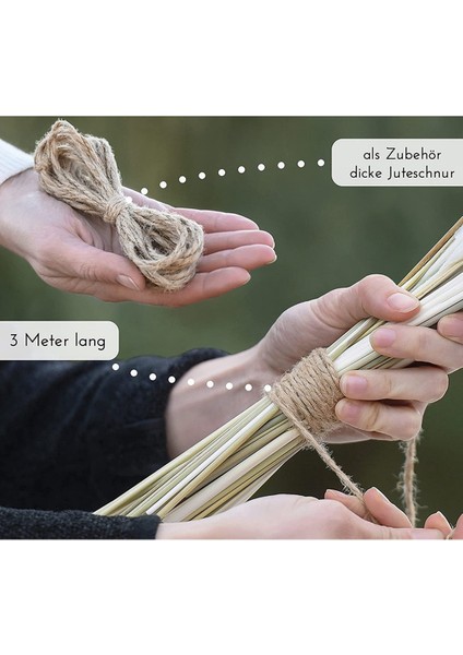 Doğal Pampas Otu Kurutulmuş Çiçekler Dekor 65 Parça 45 cm Kabarık (Yurt Dışından) fırsatları