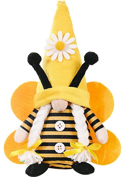 Bumble Bee Çizgili Cüce Bal Arısı Elfleri Parti Kendin Yap Süslemeleri, B (Yurt Dışından)
