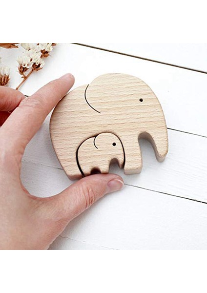 Ahşap Fil Süsleri Fil Anne ve Yavru Heykelleri - B (Yurt Dışından) fırsatları