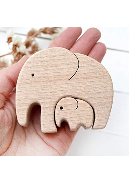 Ahşap Fil Süsleri Fil Anne ve Yavru Heykelleri - B (Yurt Dışından) indirimleri
