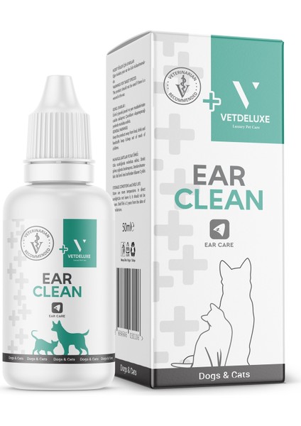 Ear Clean Hijyen Losyon Kediler ve Köpekler Için Kulak Temizleme ve Bakım Solüsyonu 50