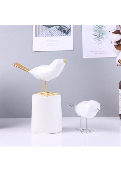 Kuş Heykelleri Avrupa Süslemeleri Geometrik Hayvan Heykelleri Altın (Yurt Dışından) indirimleri