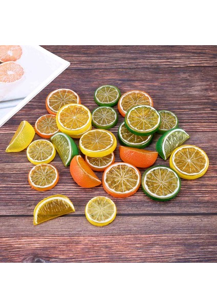 Simülasyon Limon Dilimleri Plastik Limon Dilimi, Simülasyon Sahte Limonlar (Yurt Dışından) indirimleri