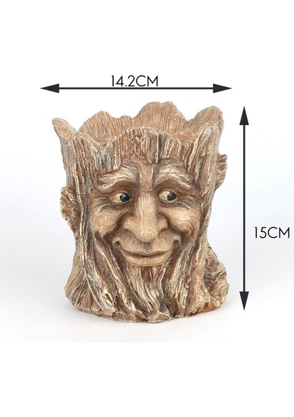 Yaratıcı Reçine Eski Ağaç Adam Çiçek Saksısı (Yurt Dışından) fiyatları