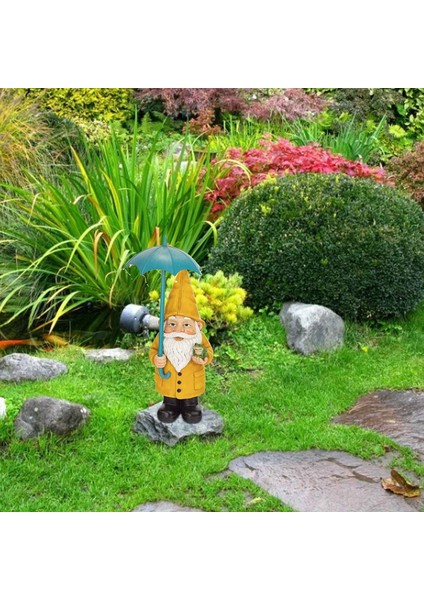 Güneş Enerjili LED Işıklı Bahçe Cüce Heykeli Gnome Patio Süsü (Yurt Dışından) indirimleri