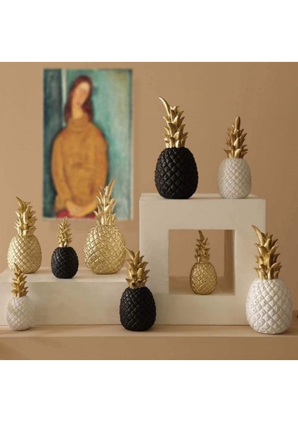 Nordic Ananas El Sanatları Masaüstü Süsü Meyve Şekli Ev Dekoru -I (Yurt Dışından) modelleri