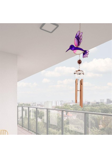 Kuş Kristal Küre Prizmaları Asılı Kristaller Mor Çanlar (Yurt Dışından) modelleri
