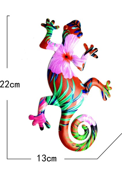 Parça Duvara Asılan Metal Gecko Duvar Sanatı Dekorasyonu Çit Ev Dekorasyonu Için (Yurt Dışından) indirimleri