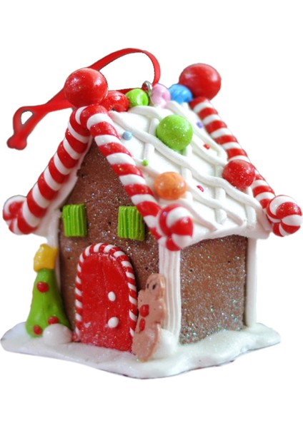 Yumuşak Kil Dekorasyon Süsleri Noel Pencere Sahnesi Düzeni Aksesuarları C (Yurt Dışından)
