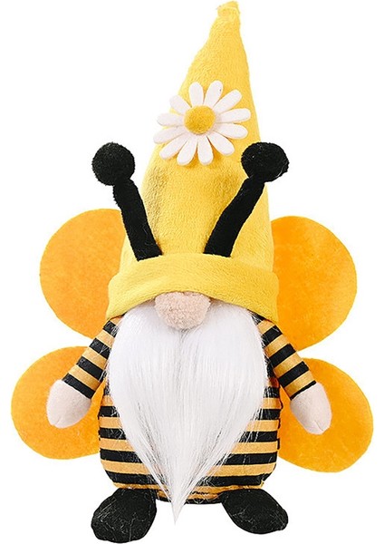 Bumble Bee Çizgili Cüce Bal Arısı Elfleri Partisi Kendin Yap Süslemeleri, A (Yurt Dışından)