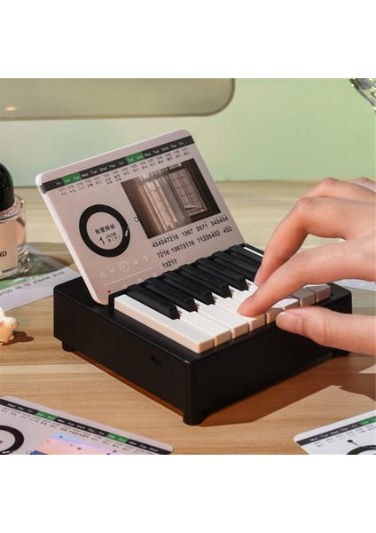 Mini Piyano Takvimi Dünyaca Ünlü Müzik Çalan Takvim Hediye Siyah (Yurt Dışından) modelleri
