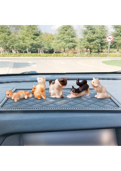 15 Adet Minyatür Kedi Figürleri Kendin Yap Bahçe Süsü Dekoru Ev, Vb. Için (Yurt Dışından)