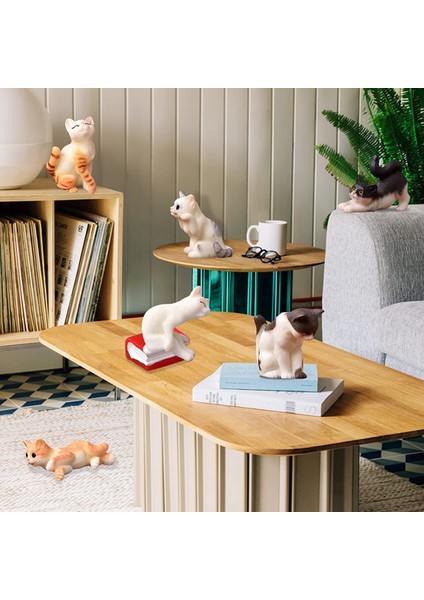 15 Adet Minyatür Kedi Figürleri Kendin Yap Bahçe Süsü Dekoru Ev, Vb. Için (Yurt Dışından)