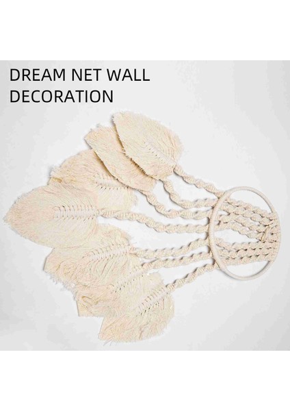 Dreamcatcher El Yapımı Dokuma Rüzgar Çanları Asılı Kolye Dekorasyonu B (Yurt Dışından)