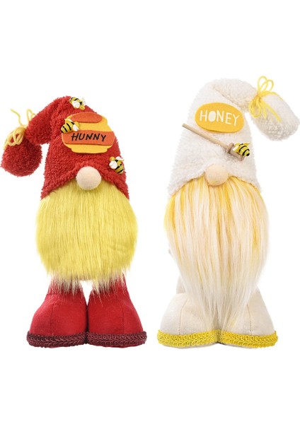 Adet El Yapımı Yüzsüz Bebek Rudolph Peluş Oyuncak, Ev Cüceleri Dekoru (Yurt Dışından)