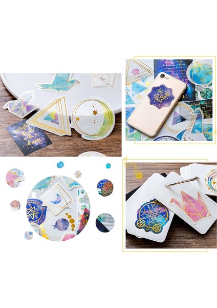 180 Adet Galaxy Washi Etiketleri, Scrapbooking, Kendin Yap Sanat El Sanatları, Albüm (Yurt Dışından) modelleri