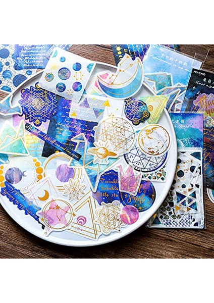 180 Adet Galaxy Washi Etiketleri, Scrapbooking, Kendin Yap Sanat El Sanatları, Albüm (Yurt Dışından) fırsatları