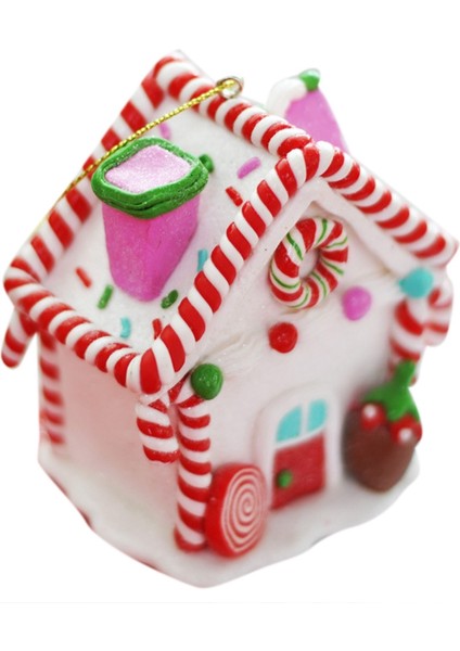 Yumuşak Kil Dekorasyon Süsleri Noel Pencere Sahnesi Düzeni Aksesuarları D (Yurt Dışından)
