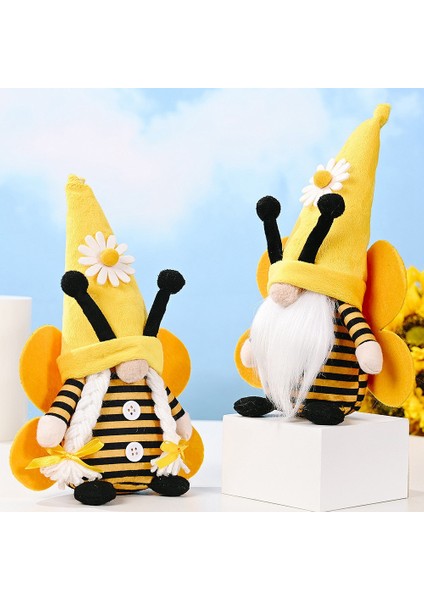Bumble Bee Çizgili Cüce Bal Arısı Elfleri Partisi Kendin Yap Süslemeleri, A (Yurt Dışından) indirimleri