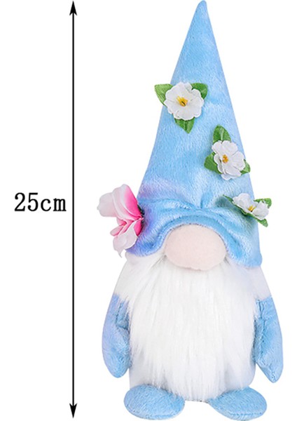 Tatil Dekorasyonu Çocuklar Doğum Günü Hediyesi Tomte Peluş Bebek (Mavi) (Yurt Dışından) fiyatları