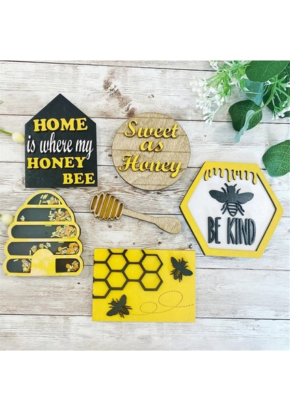Adet/takım Mini Ahşap Heykeller Masaüstü Dekoru Arılar Günü Parti Malzemeleri F (Yurt Dışından) modelleri