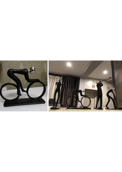 Spor Heykeli Soyut Figür Heykel Küçük Süslemeler 7 (Yurt Dışından) modelleri