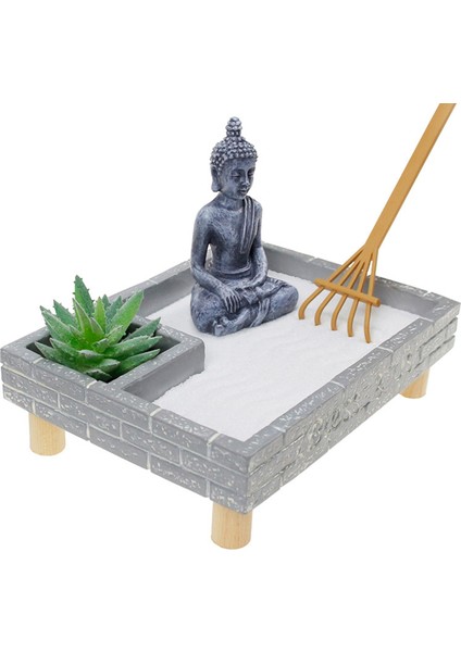 Zen Bahçe Seti, Zen Masaüstü Kum Bahçe Seti Ev Ofisi Için Masa Üstü (Yurt Dışından) indirimleri
