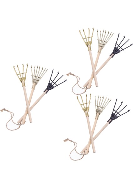 Mini Peyzaj Mini Demir Tırmık Aracı Kendin Yap El Yapımı Peyzaj Aksesuarları (Yurt Dışından)