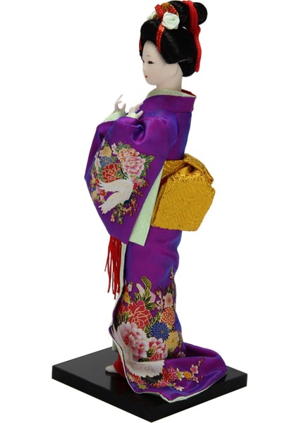 Japon Geyşa Bebekleri Kimono El Yapımı Ipek Halk Dekoru Sergileme A17 (Yurt Dışından) modelleri