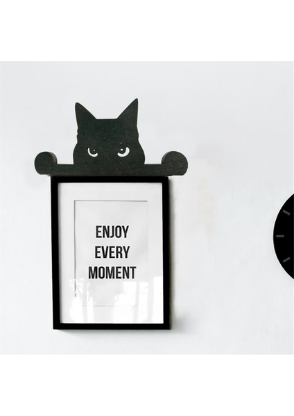 Ahşap Bahçe Sanat Dekoru Bahçe Kedi Heykeli, Kedi Heykeli Dekor Hediyeleri Stil 2 (Yurt Dışından) fırsatları