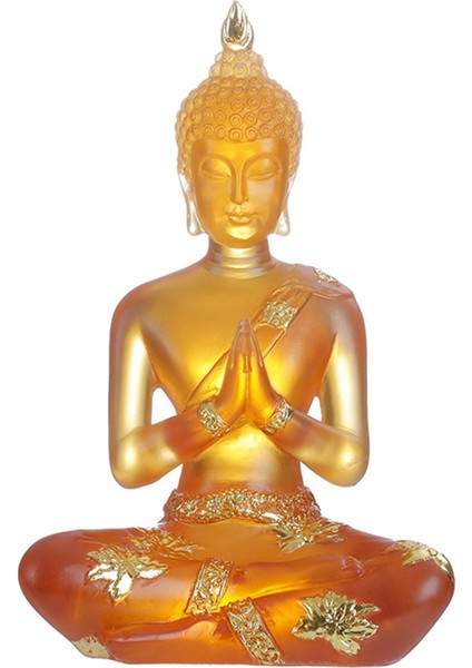 Şeffaf Oturan Buda Heykeli Zen Jest Heykelcik Heykel B (Yurt Dışından) fiyatları