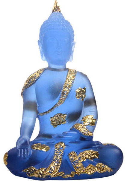 Şeffaf Oturan Buda Heykeli Zen Jest Heykelcik Heykel B (Yurt Dışından) modelleri
