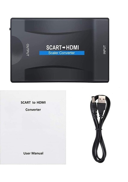 Scart'tan Hdmı'ya Uyumlu Dönüştürücü, B (Yurt Dışından)
