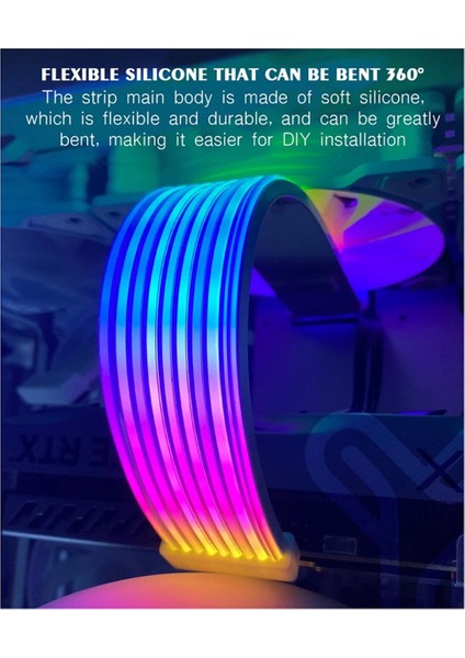Rgb LED Şerit Argb Senkronizasyon Kartı Bilgisayar Güç Kaynağı Atx 24PIN X12 (Yurt Dışından) indirimleri