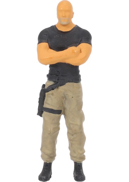 1/64 Ature Yarış Arabası Sahnesi Karakter Figürü Kum Masası Modeli C (Yurt Dışından)