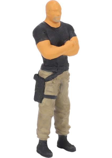 1/64 Ature Yarış Arabası Sahnesi Karakter Figürü Kum Masası Modeli C (Yurt Dışından)