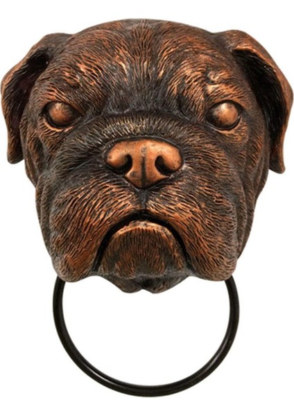 Köpek Başlı Kapı Tokmağı Retro Kapı Tokmakları Ön Kapı Dekorasyonu Için C (Yurt Dışından)