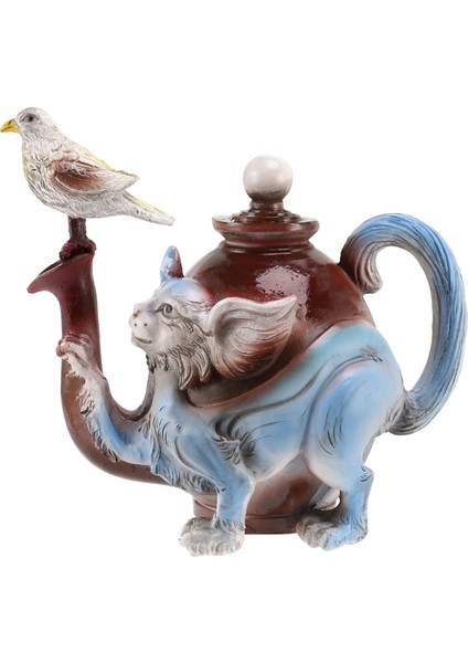 El Yapımı Sanat Kedi Çaydanlığı Şeytan Kedi Yaratıcı Ev Masaüstü Dekorasyonları E (Yurt Dışından)