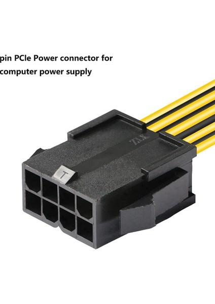 Madenci Için 5 Paket Cpu 8pin Ila 2x 8 Pin (6+2) Güç Veri Kablosu (Yurt Dışından) fırsatları