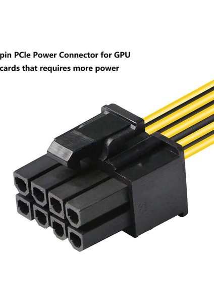 Madenci Için 5 Paket Cpu 8pin Ila 2x 8 Pin (6+2) Güç Veri Kablosu (Yurt Dışından) indirimleri